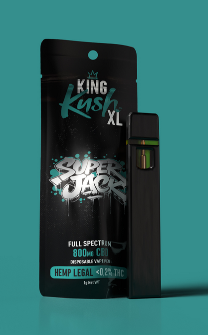 King Kush XL CBD Vape Pen Super Jack